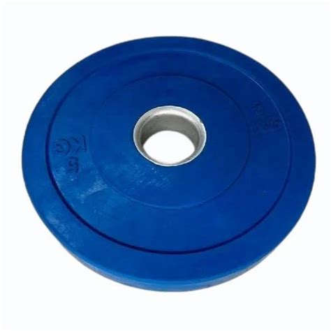 Blue 5kg Rubber Bumper Weight Plate At Rs 105 Kg In Meerut Id 2851037390912