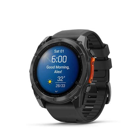 Buy Garmin Fenix Mm Amoled Sapphire Carbon Gray Dlc Titanium With