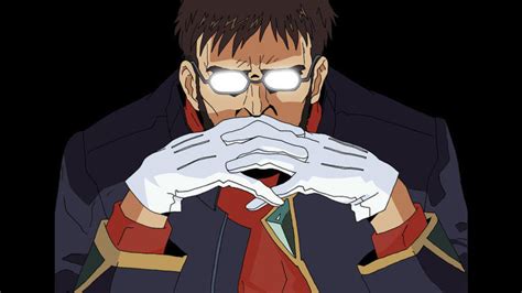 Lets Give Cazador Some Scary Shiny Glasses So He Can Sit In A Chair Like Gendo Ikari From Neon