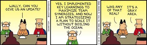 Wally Gives Update - Dilbert Comic Strip on 2022-11-30 : r/dilbert