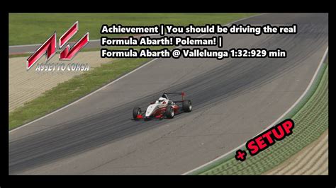 Assetto Corsa You Should Be Driving The Real Formula Abarth Poleman