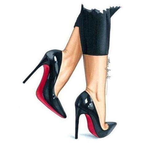 Cukrowy Op Atek Na Tort Wydruk Masa Szpilki Czerwone Czarne Hot Kobieta Cena