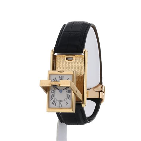 Orologio Da Polso Cartier Tank Basculante Collector Square