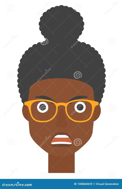 Aggressive Woman Screams Vector Cartoon Isolated Art On White