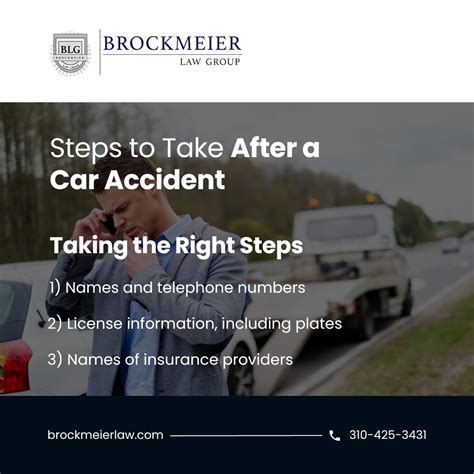 Steps To Take After A Car Accident Brockmeier Law Group