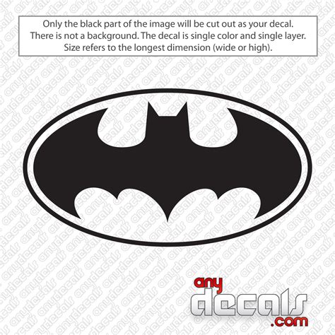 Batman Logo Decal Sticker