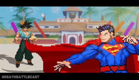 Goku Vs Superman Dragon Ball Vs Dc One Last Time Three Sprite Arts Including A Hand