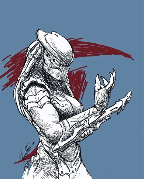 Female Yautja Tim V Predator Alien Art Predator Artwork Predator Art