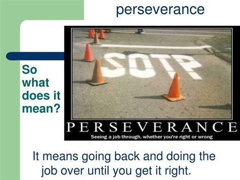 Ppt Perseverance Powerpoint Presentation Free Download Id3832301