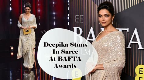 Deepika Padukone Stuns In A Saree At BAFTA Awards Deepika Padukone In