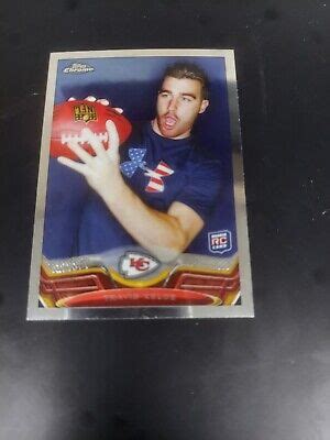 2013 Topps Chrome TRAVIS KELCE ROOKIE CARD 118 KANSAS CITY CHIEFS