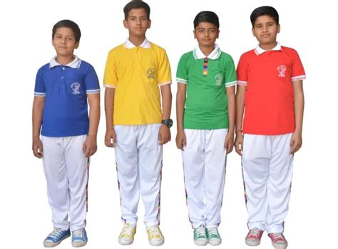 Buy Best School House Uniform T Shirt Set in Coimbatore, India