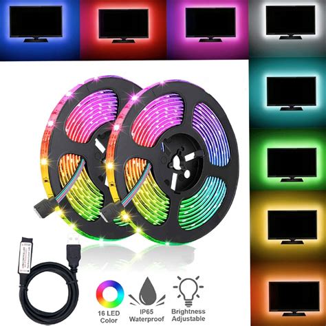 TAŚMA LED RGB USB BLUETOOTH 4M LEDY TV 5V ZAROWKA 10653303440