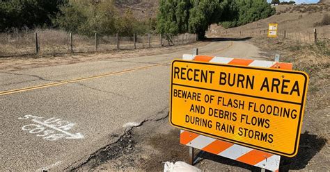 Santa Barbara Residents In Alisal Burn Scar Ordered To Evacuate Ahead Of Storm Cbs Los Angeles