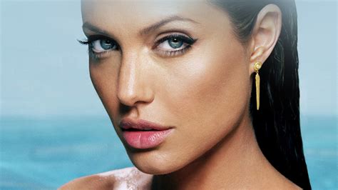 Stunning 4k Ultra Hd Wallpaper Of Angelina Jolie