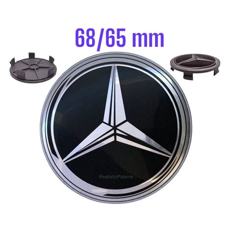 Mercedes Benz Hub Caps Mm Etsy