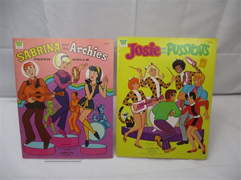 A Whitman Book Paper Dolls Sabrina And The Archies Josie And The