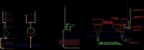 Sanitary Installation Dwg Detail For Autocad Designs Cad