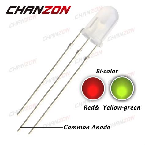 Aliexpress Buy Pcs Mm Common Anode Red Yellow Green Diffused