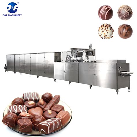 Automatic Chocolate Moulding Line With Servo Driven Center Filled