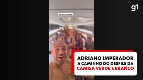 Ídolo do Flamengo Adriano Imperador mostra sua viagem de ônibus até SP