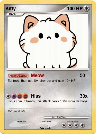 Pokémon Kitty 2133 2133 Meow My Pokemon Card