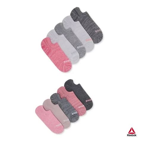 Reebok Womens Performance Lightweight Liner Socks 10 Pack