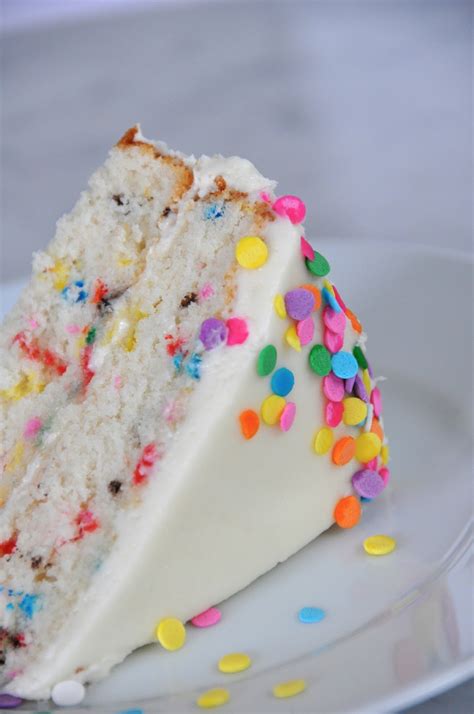 Homemade Confetti Cake