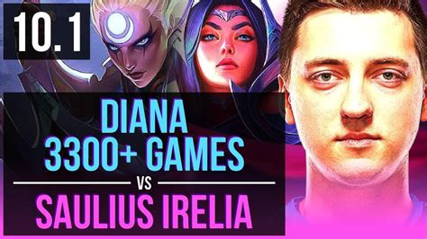 Diana Vs Saulius Irelia Mid M Mastery Points Games