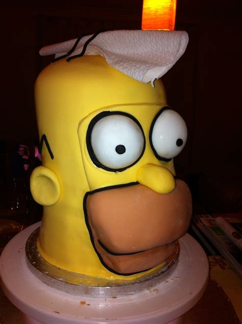 Homer Simpson Cake - CakeCentral.com