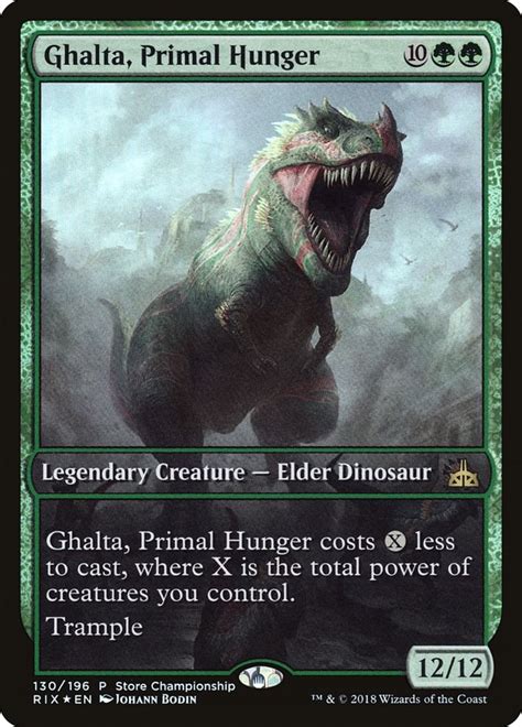 Ghalta Primal Hunger Game Day Store Championship Promos Magic