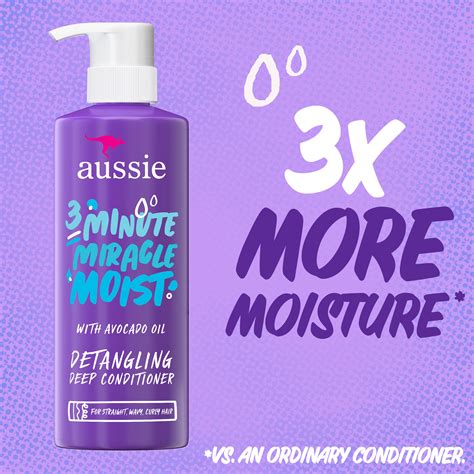 Aussie 3 Minute Miracle Deep Conditioner Moist And Detangling Paraben