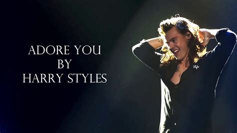 Adore You Harry Styles Lyric Video Youtube