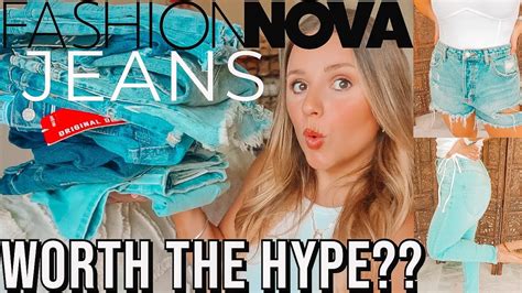 Best Fashion Nova Jeans And Denim Shorts Try On Haul Review Youtube