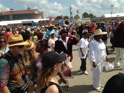 Thousands Gather For Jazz Fest At The New Orleans Fairgrounds