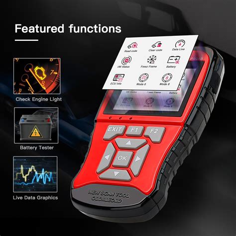 TopDiag TP908B OBDII Scanner Auto Diagnose Instrument Unterstützung