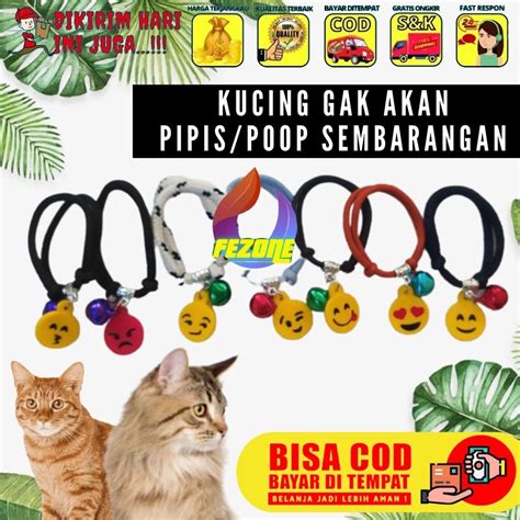 Jual Kalung Kucing Kitten Bandul Emoticon Lucu Kalung Hewan Peliharaan