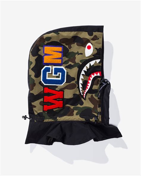 BAPE 1ST CAMO SHARK FACE MASK HOODIE – Undefeated