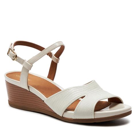 Sandalen Geox D Marykarmen D Qa C Beige Eschuhe De