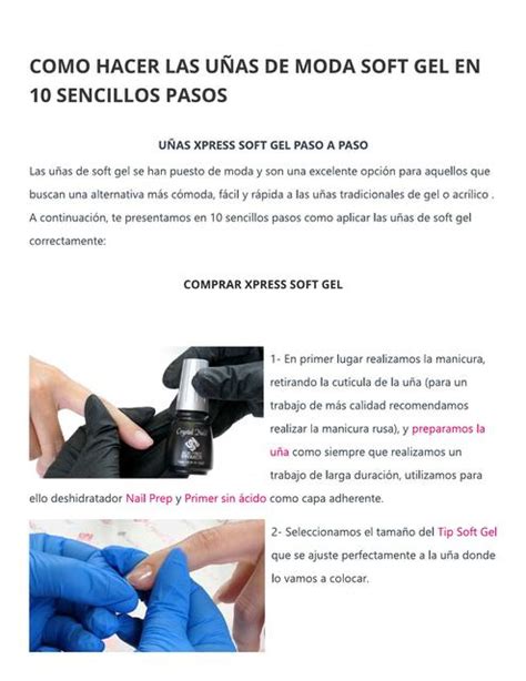 C Mo Hacer Las U As De Moda U As Soft Gel En Sencillos Pasos Salud