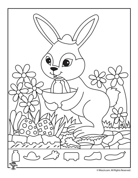 Free Easter Hidden Picture Printables Printable Templates