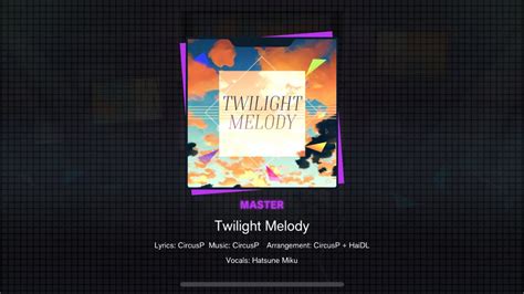 Twilight Melody Master Full Combo Youtube