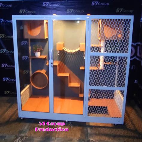 Jual Kandang Kucing Alumunium Cat Quarium Room Home Aluminium Sultan