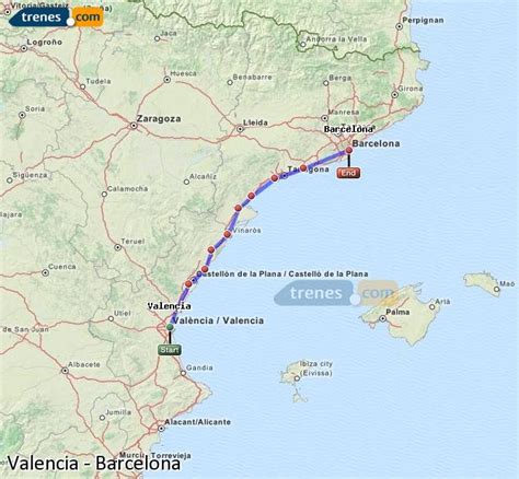 Treni Valencia Barcellona economici, biglietti da 12,85 € - Trenes.com