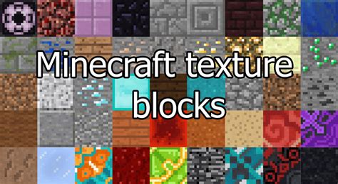 Minecraft Texture Blocks Cgtrader