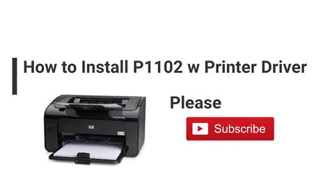 Hindi How To Install Hp Laserjet P1102 W On Windows 7 Youtube