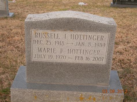 Russell Isaac Hottinger Find A Grave Memorial