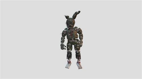 Springtrap V2 Download Free 3d Model By Wbo827 Cf08430 Sketchfab