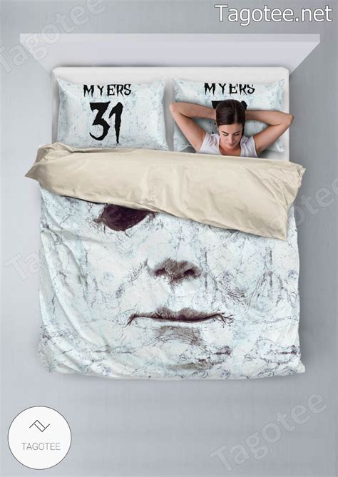 Horror Michael Myers Face Bedding Set Tagotee