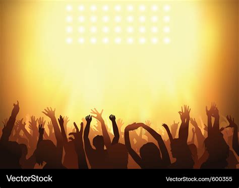 Crowd dancing Royalty Free Vector Image - VectorStock